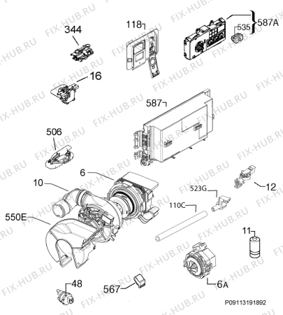 Схема №3 GS60AIM с изображением Микромодуль для посудомойки Aeg 973911424346055